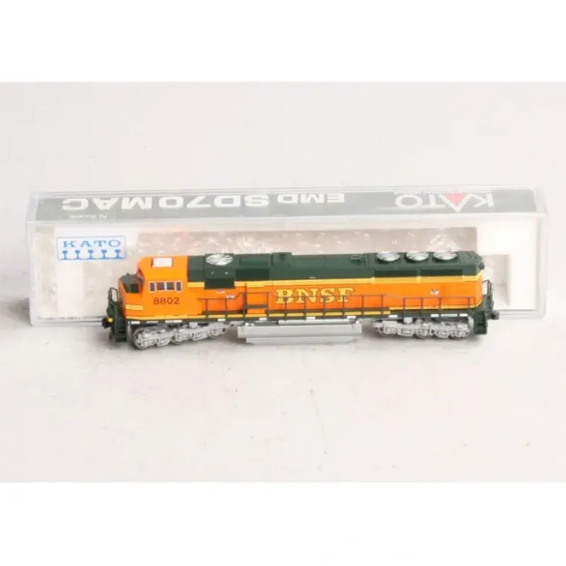 Discount Kato 176-6401 N Scale BNSF SD-70 MAC Diesel Locomotive #8802 LN/Box - Your Source for Gaming Essentials Trains