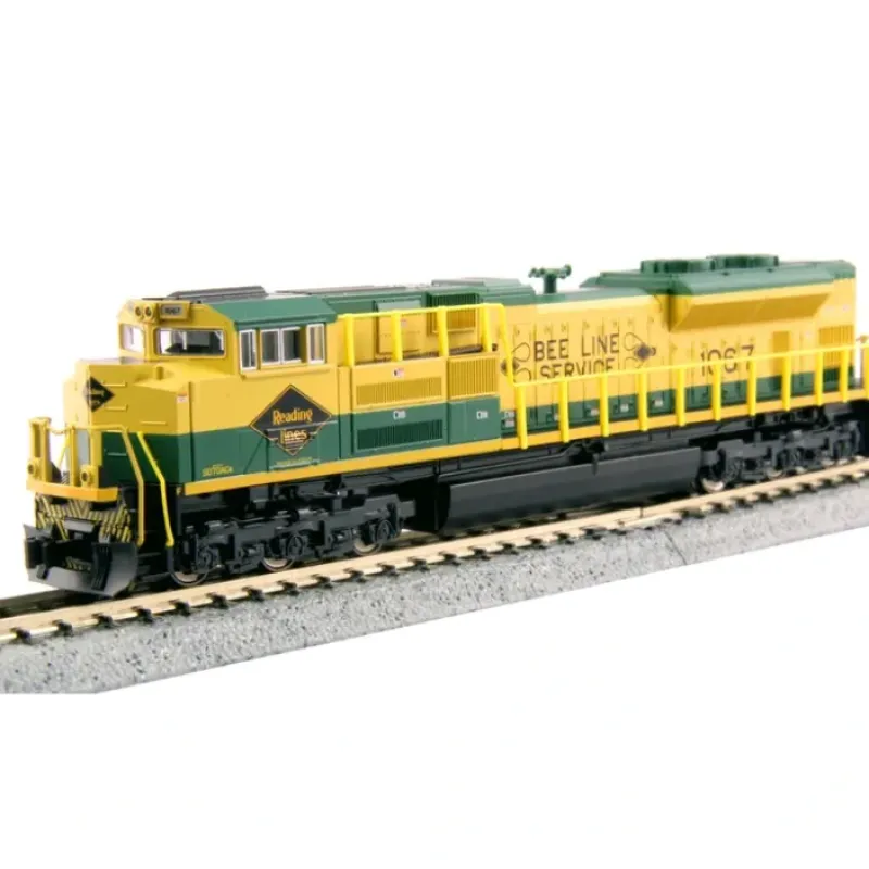 Hot Kato 176-8508 N Scale Reading Bee Line Service Diesel Locomotive #1067 - Your Source for Gaming Essentials Trains
