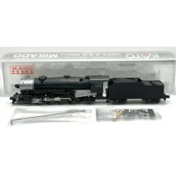Kato 126-0200 N Scale Undecorated 2-8-2 Heavy Mikado Steam Locomotive & Tender - Your Source for Gaming Essentials Trains