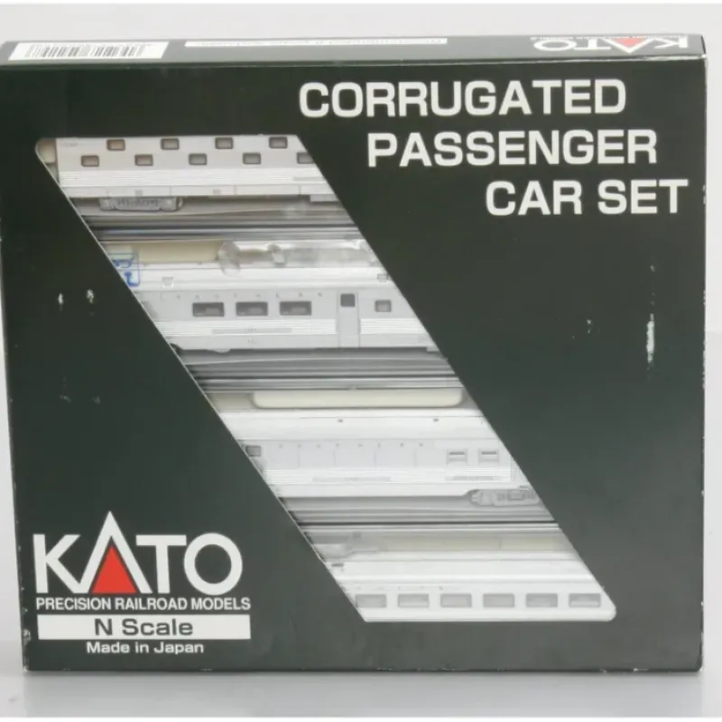 Clearance Kato 106-1505 N Southern Corrugated Passenger Cars Set A (Set of 4) - Your Source for Gaming Essentials Trains