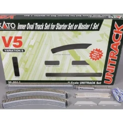 Kato 20-864-1 N V5 Inner Oval Standard Track Set EX/Box - Your Source for Gaming Essentials Trains