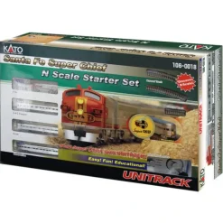 Hot Kato 106-0018 Santa Fe Super Chief N Gauge Diesel Starter Train Set - Your Source for Gaming Essentials Trains
