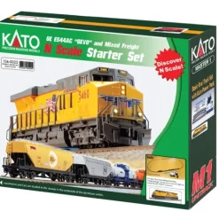 Discount Kato 106-0023 UP GE ES44AC GEVO & Mixed Freight N Gauge Starter Set - Your Source for Gaming Essentials Trains