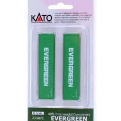Best Kato 23-507C N Scale Evergreen 40'' Corrugated Intermodal Container (Set of 2) - Your Source for Gaming Essentials