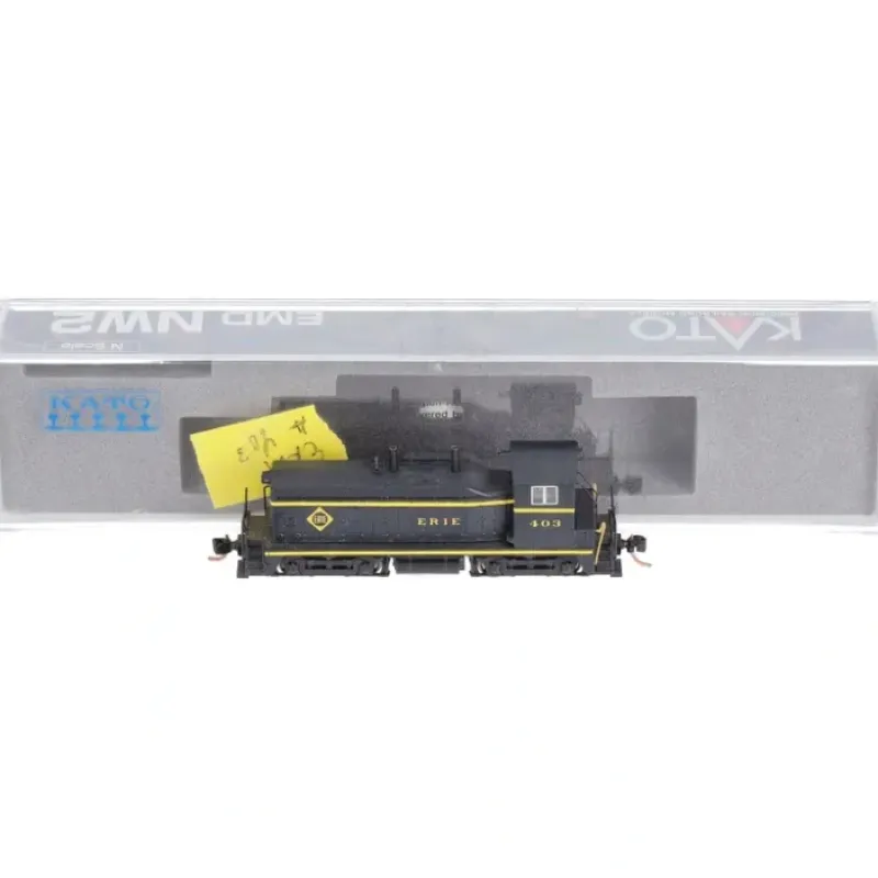 Kato N Scale Custom Erie Railroad Diesel Switcher Locomotive # 403 EX/Box - Your Source for Gaming Essentials Trains