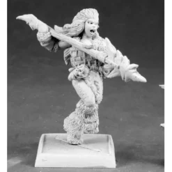 Tabletop Miniatures>Kaya the Reaper, Female Barbarian Sergeant #14600 Icingstead Unpainted - Your Source for Gaming Essentials