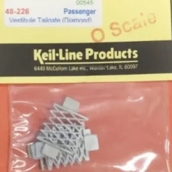 Best Keil-Line Products 48-226 O Vestibule Tailgate Diamond for Passenger Car W/ Bars - Your Source for Gaming Essentials Trains