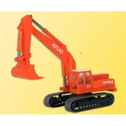 New Kibri 10434 1:87 Atlas 2004 LC Orange Crawler Excavator Plastic Model Kit - Your Source for Gaming Essentials Trains