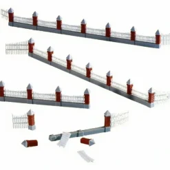 Discount Kibri 38630 HO Fence with 3 Double Gates (30 77cm) Wood Paling. - Your Source for Gaming Essentials Trains