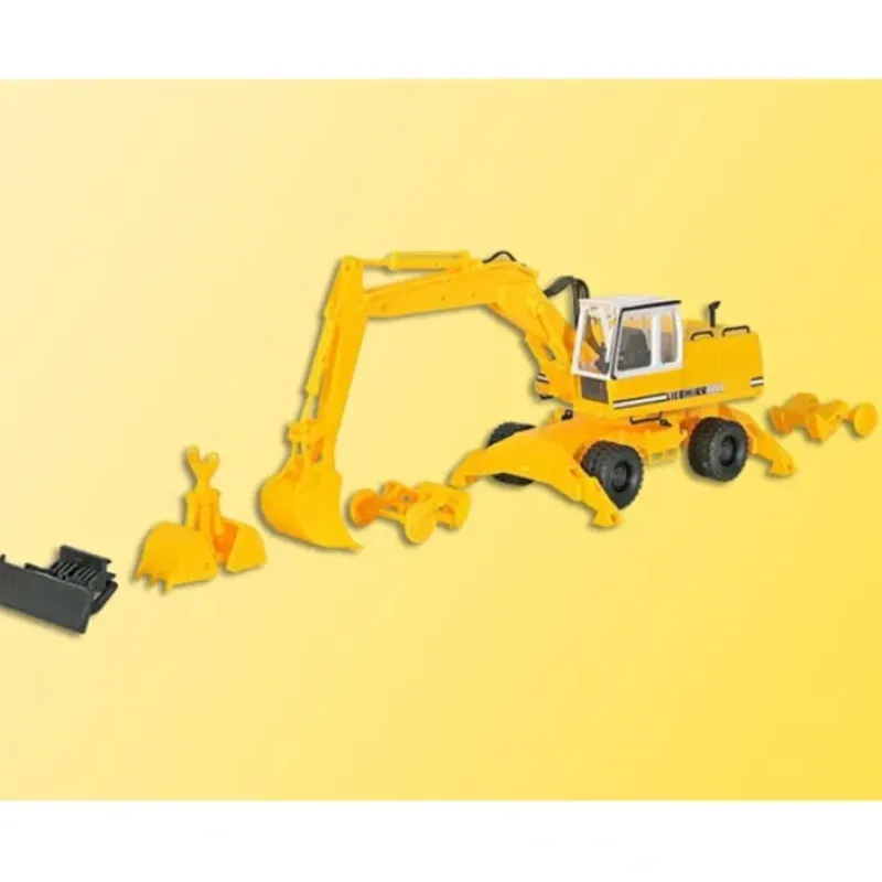 Discount Kibri 11264 HO Liebherr Mobile Excavator A922 Plastic Model Kit with Attachments - Your Source for Gaming Essentials Trains