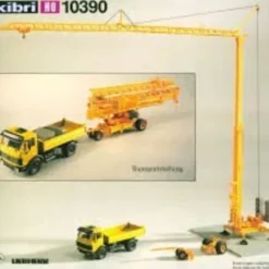 Clearance Kibri 10390 HO Mobile Crane with Trailer Plastic Model Building Kit - Your Source for Gaming Essentials Trains