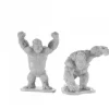 Tabletop Miniatures>Killer Apes (2 Figures) #77690 Dark Heaven Legends Bones Unpainted Plastic Miniature Figure - Your Source for Gaming Essentials