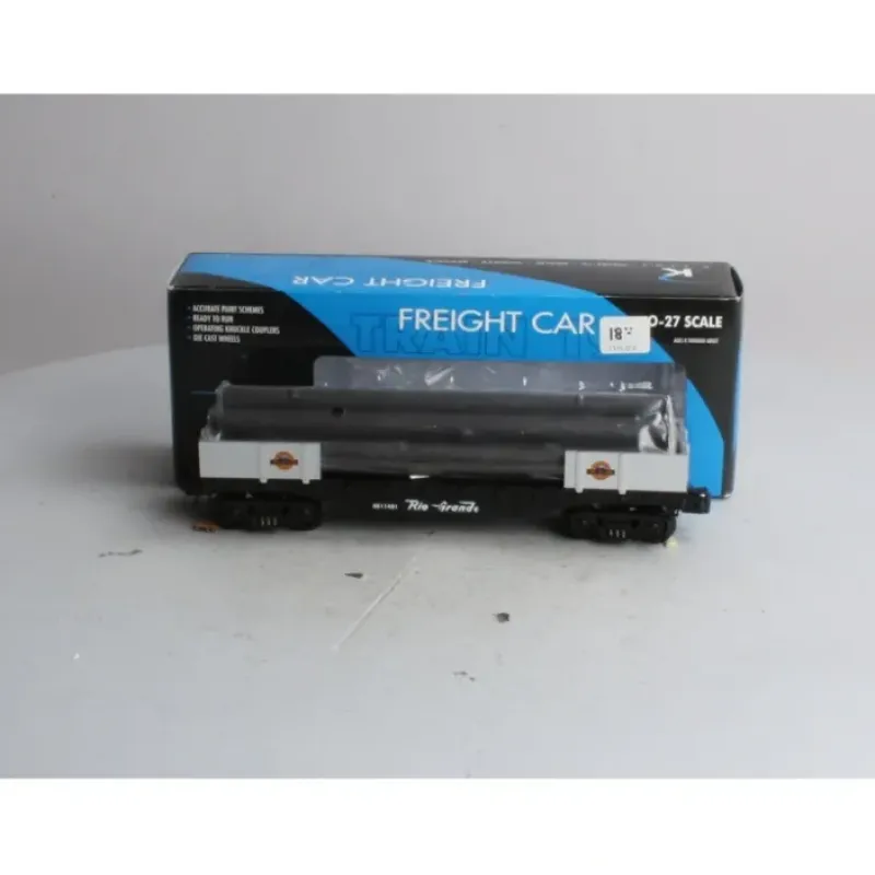 Clearance K-Line K661-1491 Denver & Rio Grande Western Flat Car with Logs - Your Source for Gaming Essentials Trains