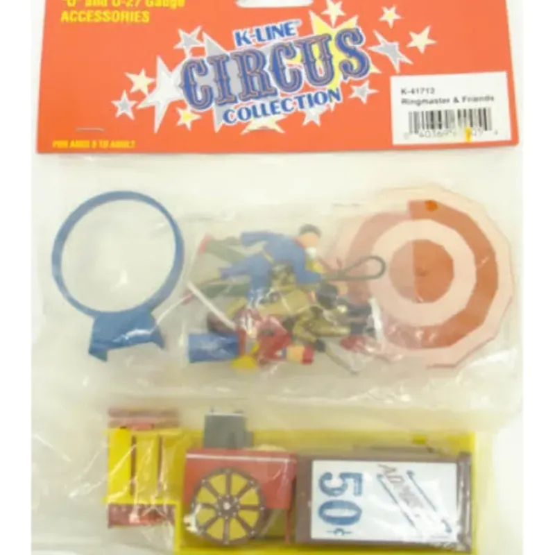 Clearance K-Line K41713 O Scale Circus Ringmaster & Friends - Your Source for Gaming Essentials Trains