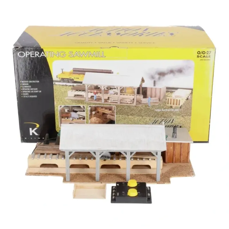 Clearance K-Line K42450 O Scale Operating Sawmill EX/Box - Your Source for Gaming Essentials Trains