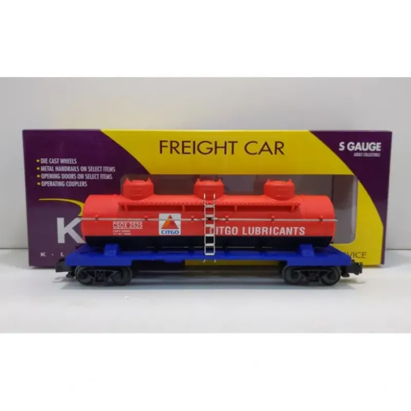 New K-Line K511-016 S Gauge Citgo Tank Car - Your Source for Gaming Essentials Trains
