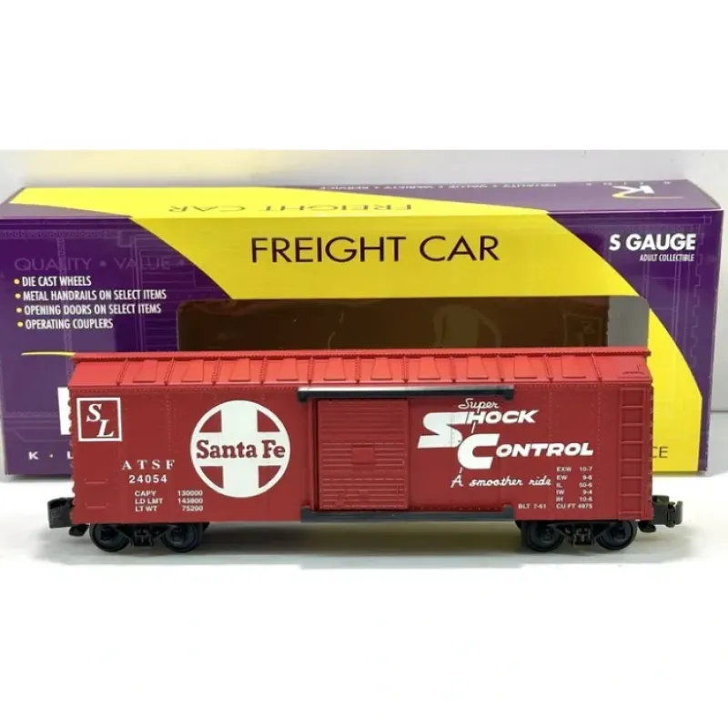 Sale K-Line k511-006 S Gauge Santa Fe Boxcar - Your Source for Gaming Essentials Trains
