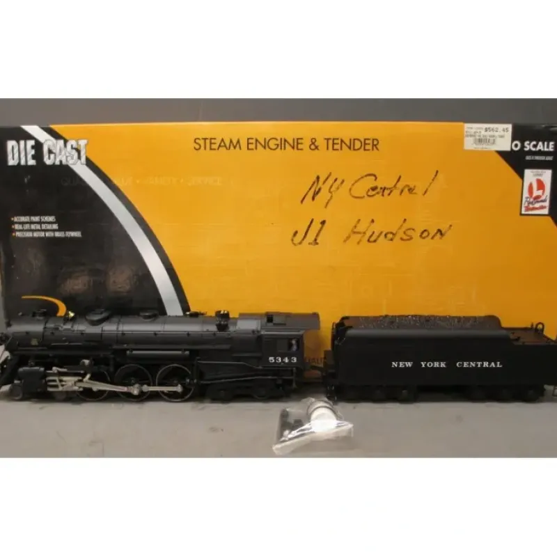 New K-Line K3270-5343S O New York Central J1e Hudson Steam Locomotive & Tender #5343 LN/Box - Your Source for Gaming Essentials Trains