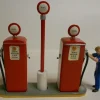 New Kramer 003 Two Gas Pumps With An Attendent - Your Source for Gaming Essentials Trains