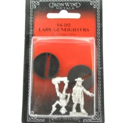 Lady Gunfighters (2) #04-102 Classic Ral Partha Fantasy RPG Metal Figure - Your Source for Gaming Essentials Fashion