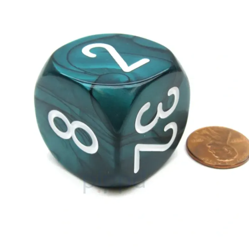 Dice>Large Backgammon 30mm Doubling Cube Dice - Green - Your Source for Gaming Essentials