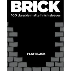 Cards-Legion Brick Sleeves with Box - Flat Black (100) - Your Source for Gaming Essentials