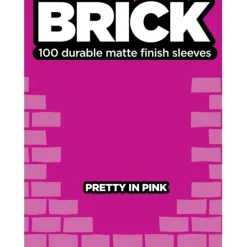 Cards-Legion Brick Sleeves with Box - Pretty in Pink (100) - Your Source for Gaming Essentials