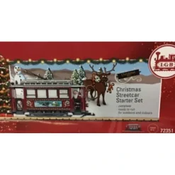 Outlet LGB 72351 Christmas Trolley Street Car G Gauge Starter Train Set - Your Source for Gaming Essentials Trains