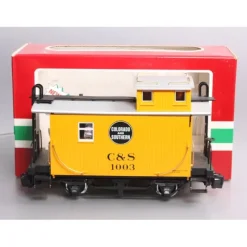 Sale LGB 43650 Colorado & Southern 1003 Short Yellow Caboose w/Metal Wheels VG/Box - Your Source for Gaming Essentials Trains