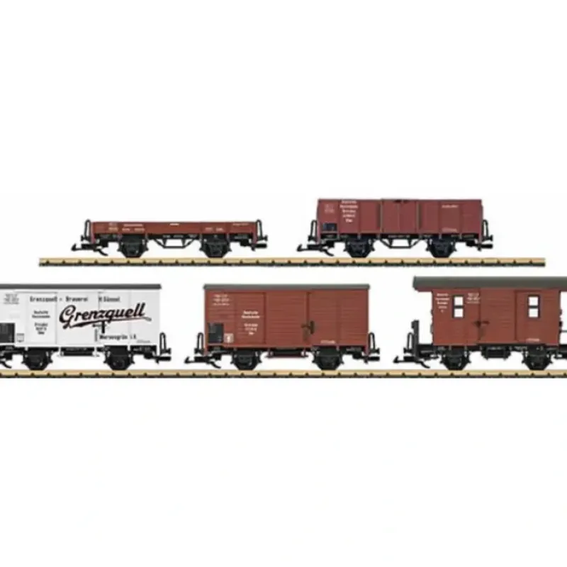 Clearance LGB 49450 DRG Freight 5-Car Set - Your Source for Gaming Essentials Trains