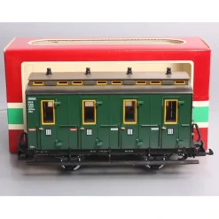 Best LGB 3050 European 4-wheel Lighted Passenger Car w/Metal Wheels EX/Box - Your Source for Gaming Essentials Trains