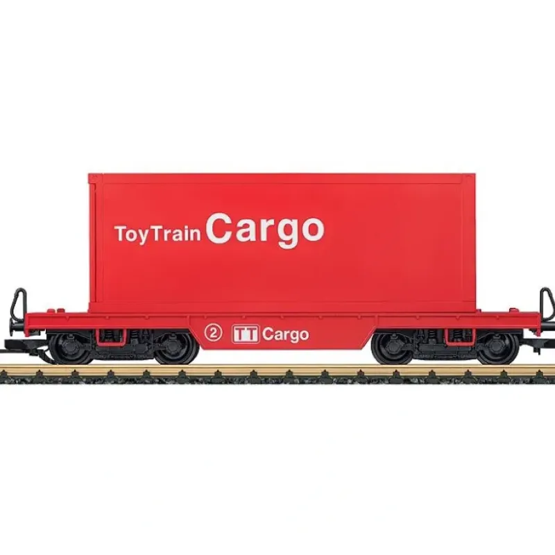 New LGB 90964 Flat Car w/ Container - Your Source for Gaming Essentials Trains