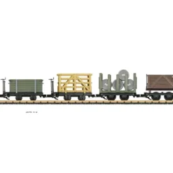 New LGB 49170 G Feldbahn Rural Railroad 4-Car Freight Set - Ready to Run - Your Source for Gaming Essentials Trains