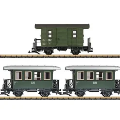 Best LGB 39079 G German State Railroad DR Franzburger Kreisbahn 3-Car Passenger Set - Your Source for Gaming Essentials Trains