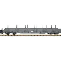Online LGB 45922 G Rhaetian Railroad RhB Type Re-w 4-Axle Stake Flatcar - Your Source for Gaming Essentials Trains