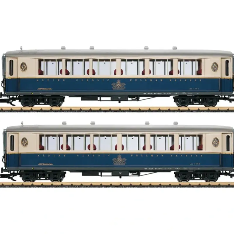 Online LGB 36658 G Rhaetian Railways RhB Pullman Express 2-Car Set - Your Source for Gaming Essentials Trains