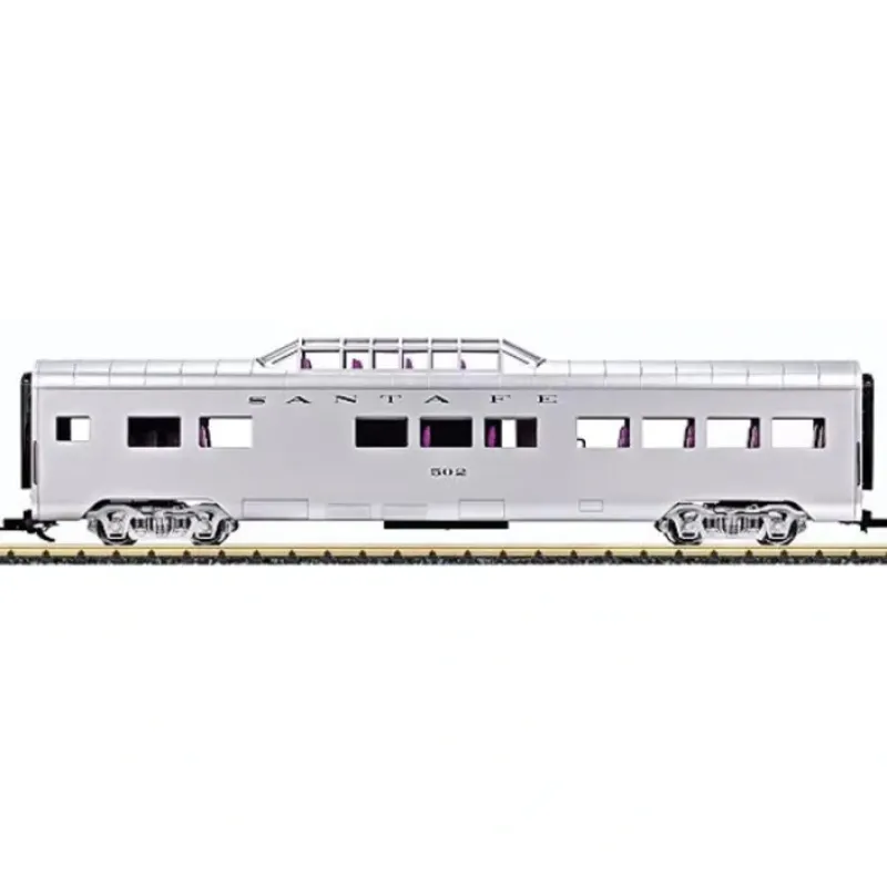 Discount LGB 36580 G Scale ATSF Streamline Vista Dome Car #502 - Metal Wheels - Your Source for Gaming Essentials Trains