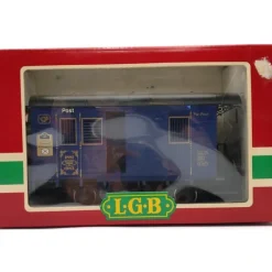 Online LGB 1985 G Scale Blue Postal Car (Metal Wheels) EX/Box - Your Source for Gaming Essentials Trains