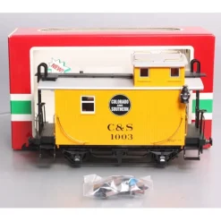LGB 43650 G Scale Colorado & Southern Short Yellow Caboose #1003 LN/Box - Your Source for Gaming Essentials Trains
