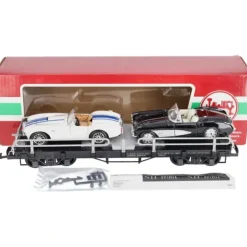 Outlet LGB 40596 G Scale US Flatcar w/ 2 Autos - Your Source for Gaming Essentials Trains