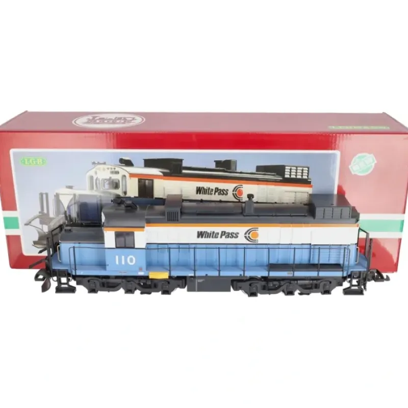 Discount LGB 2055 G Scale White Pass Diesel Engine #110 LN/Box - Your Source for Gaming Essentials Trains