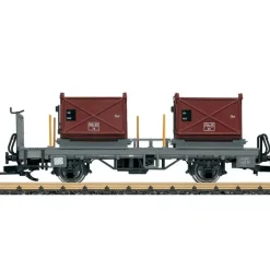 Hot LGB 49140 RhB 2-Car Container Flat Car Set - Your Source for Gaming Essentials Trains
