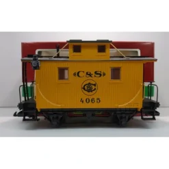 New LGB 4065-G01 G Scale Colorado & Southern Yellow Caboose (Plastic Wheels) LN/Box - Your Source for Gaming Essentials Trains