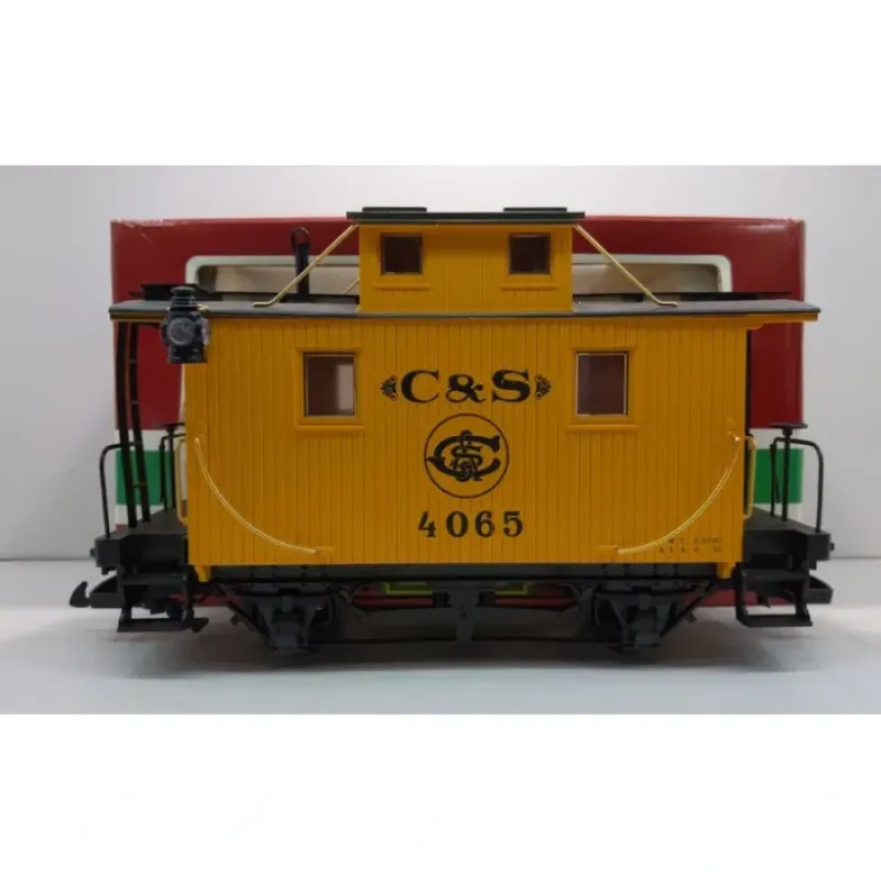 New LGB 4065-G01 G Scale Colorado & Southern Yellow Caboose (Plastic Wheels) LN/Box - Your Source for Gaming Essentials Trains