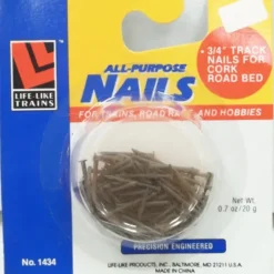 Discount Life Like 1434 All Purpose Track Nails for Cork Road Bed 3/4" - Your Source for Gaming Essentials Trains