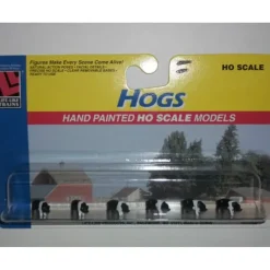 Hot Life Like 1192 HO Hand Painted Hogs (Set of 6) - Your Source for Gaming Essentials Trains