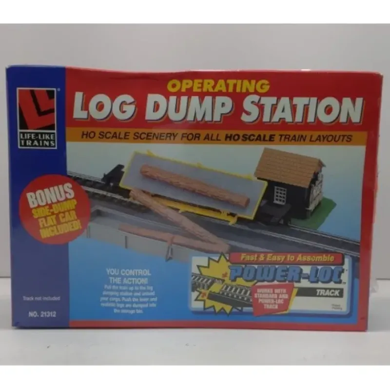 New Life Like 21312 HO Log Dump Station - Your Source for Gaming Essentials Trains