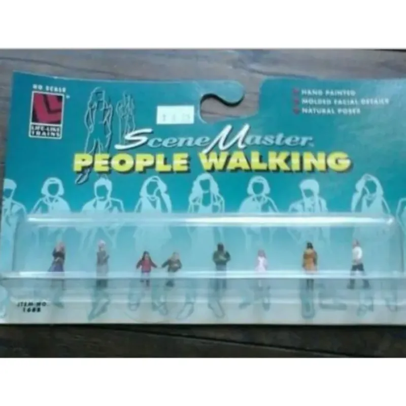 Discount Life Like 1688 HO Scene Master Walking People Hand Painted Figures (Set of 7) - Your Source for Gaming Essentials Trains