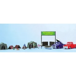 Sale Life Like 433-1323 HO Scene Master Campground Scene Essentials - Your Source for Gaming Essentials Trains