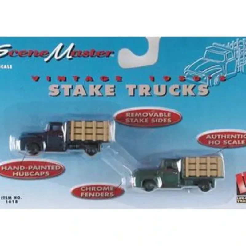 Online Life Like 433-1618 HO Vintage 1950's Scene Master Stake Trucks (Set of 2) - Your Source for Gaming Essentials Trains